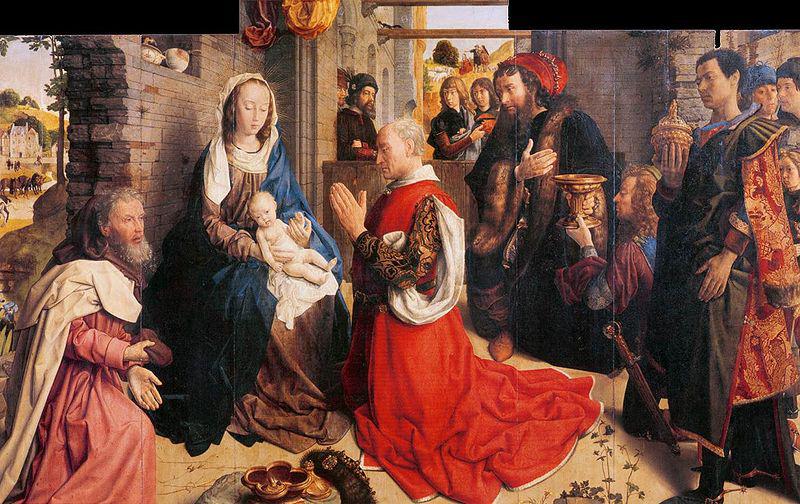 Hugo van der Goes Monforte Altarpiece oil painting image